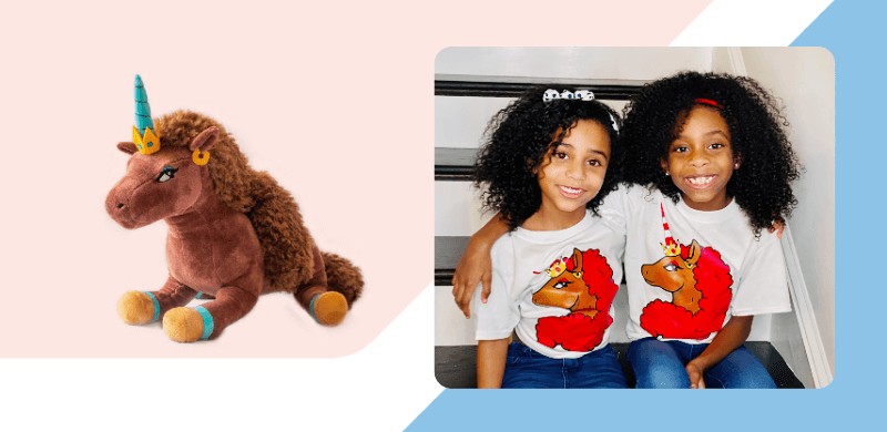 Afro Unicorn x Walmart Learning Afro Unicorn X Walmart: April Showers becomes the first black woman to partner with Walmart for party supplies 4