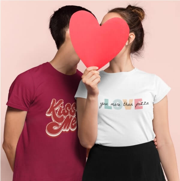Valentine Shirts POD with Printify Custom Products 57